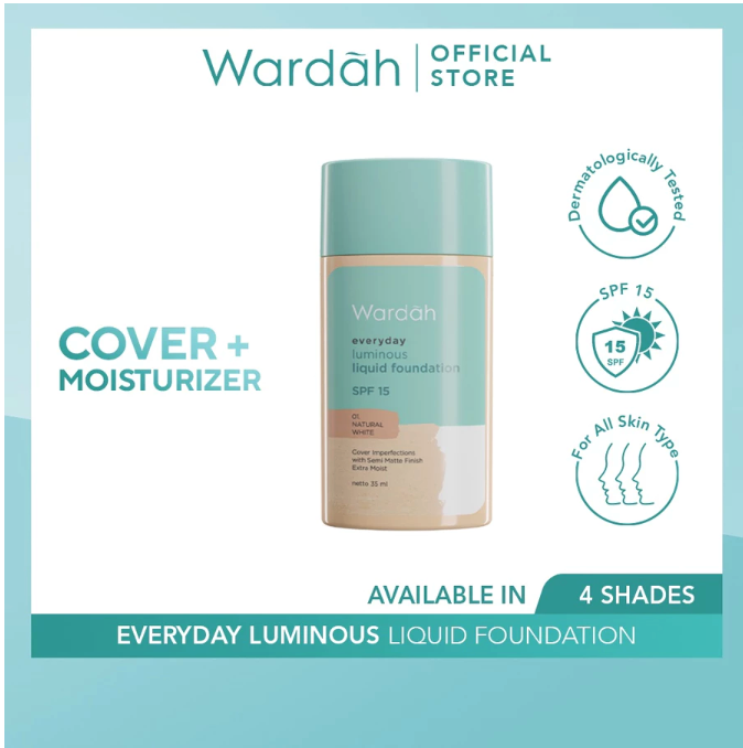 Paragon Technology and Innovation Wardah Everyday Luminous Liquid Foundation 03 Beige