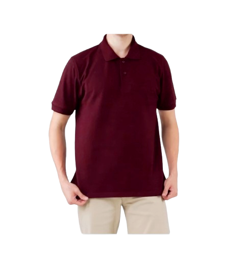Aerostreet Polo Shirt Hans Maroon Kaos Kerah Poloshirt ｜ QFBAA