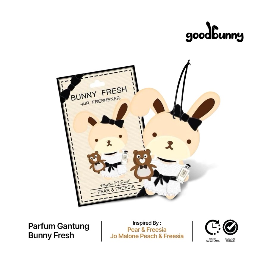  Goodbunny Bunny Fresh Air Freshener Pear & Freesia