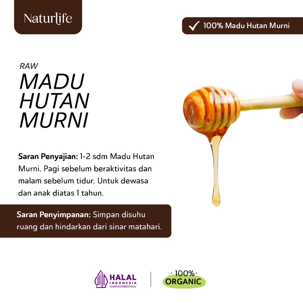 Naturlife Karya Indonesia Naturlife Madu Hutan Murni