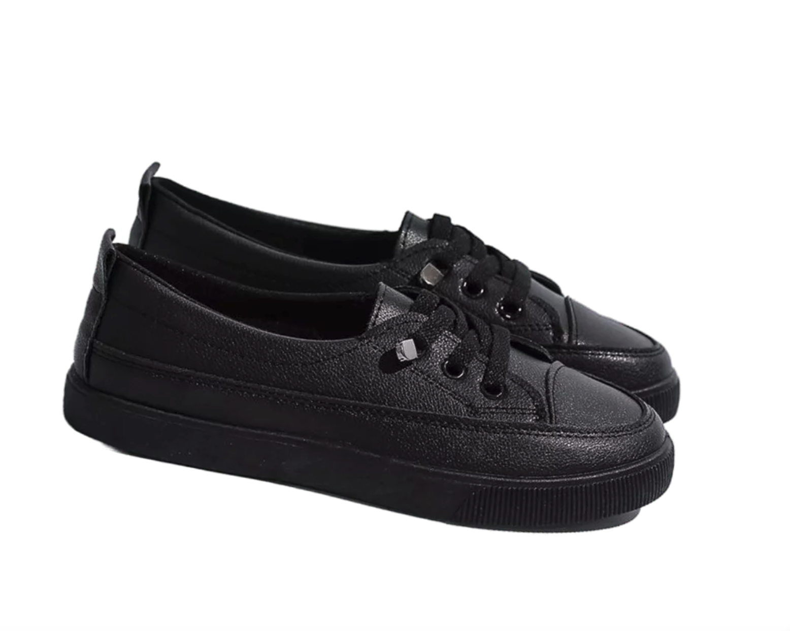  SETU Style Riin Slip On Hitam