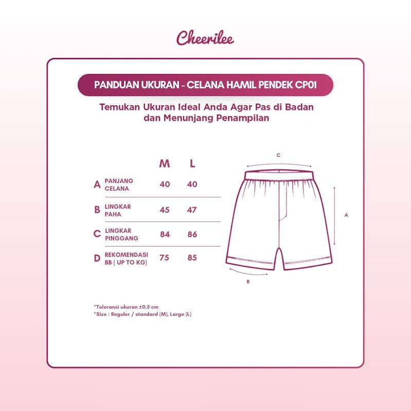 Cheerilee Celana Hamil Pendek 3
