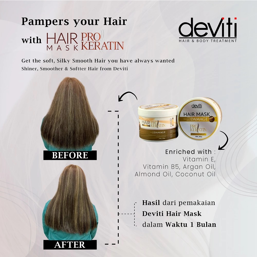 Deviti Indonesia Deviti Hair Mask Pro Keratin Damage
