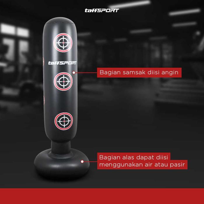 TaffSPORT Vertical Punching Bag Inflatable 160 cm 2