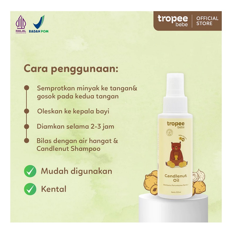 Mitra Sukses Bersama Distribusindo  Tropee Bebe Candlenut Oil