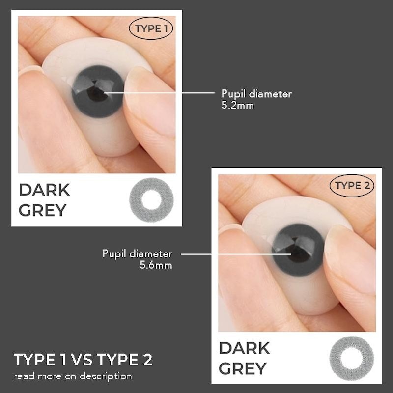 Naturalens Softlens Biomoist Type I Dark Grey 2