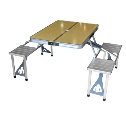 Soleil Set Meja & Bangku Outdoor Alumunium