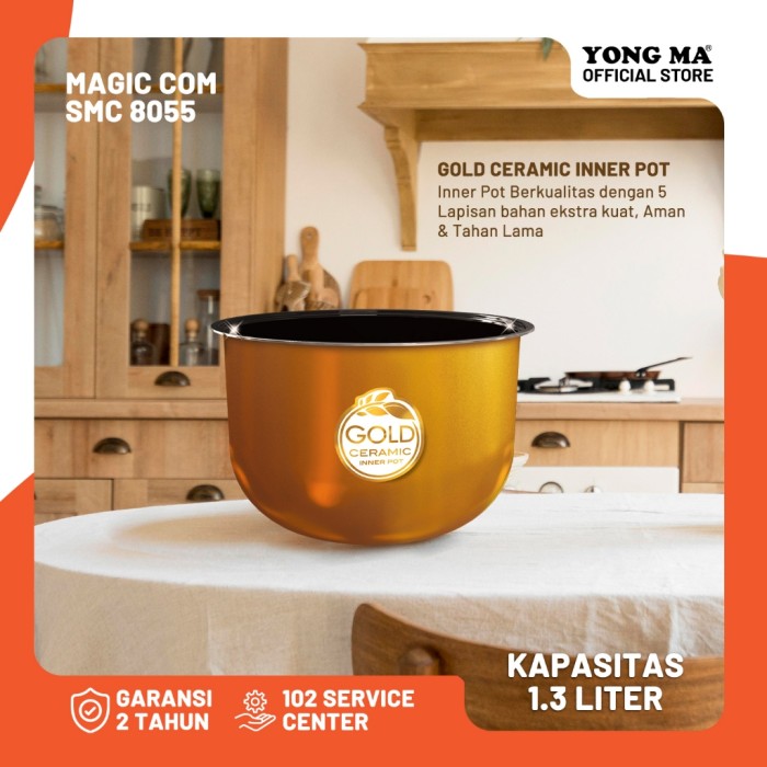 Yong Ma Electronics YONG MA Small Digital Rice Cooker 1.3 L SMC 8055