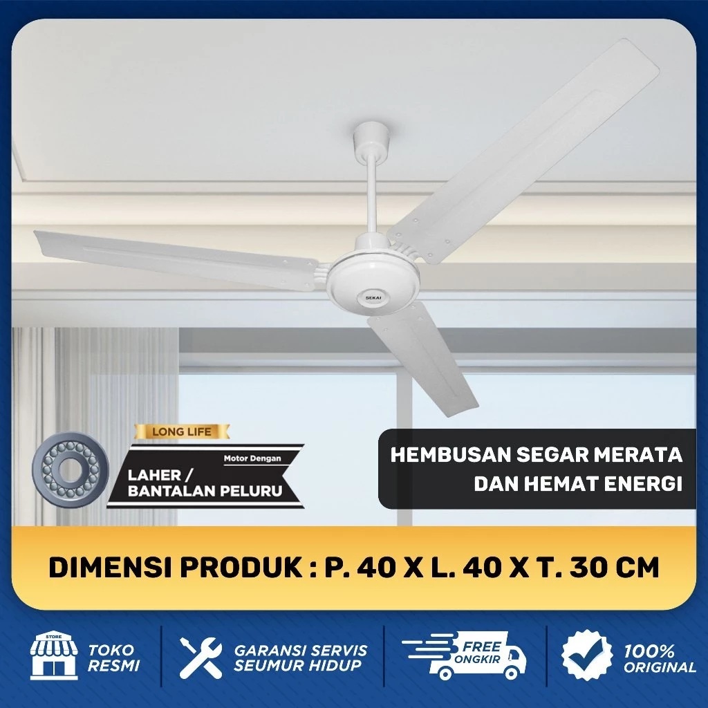 Tripacific Electrindo Sekai Kipas Angin Gantung HCF-5683