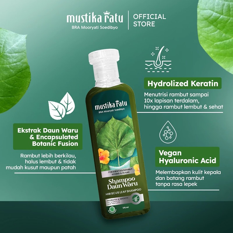 Mustika Ratu Shampoo Daun Waru