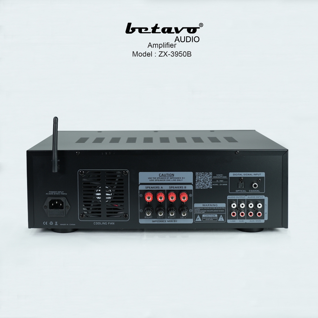 Betavo Audio Betavo Amplifier Karaoke 2nd Generations ZX 3950B