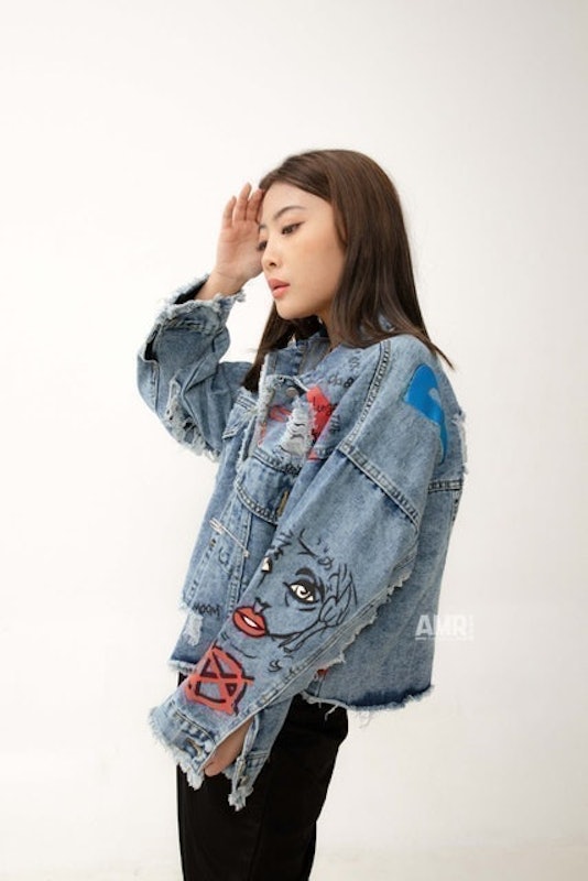 Blue Denim Ripped - Pouce 296 3