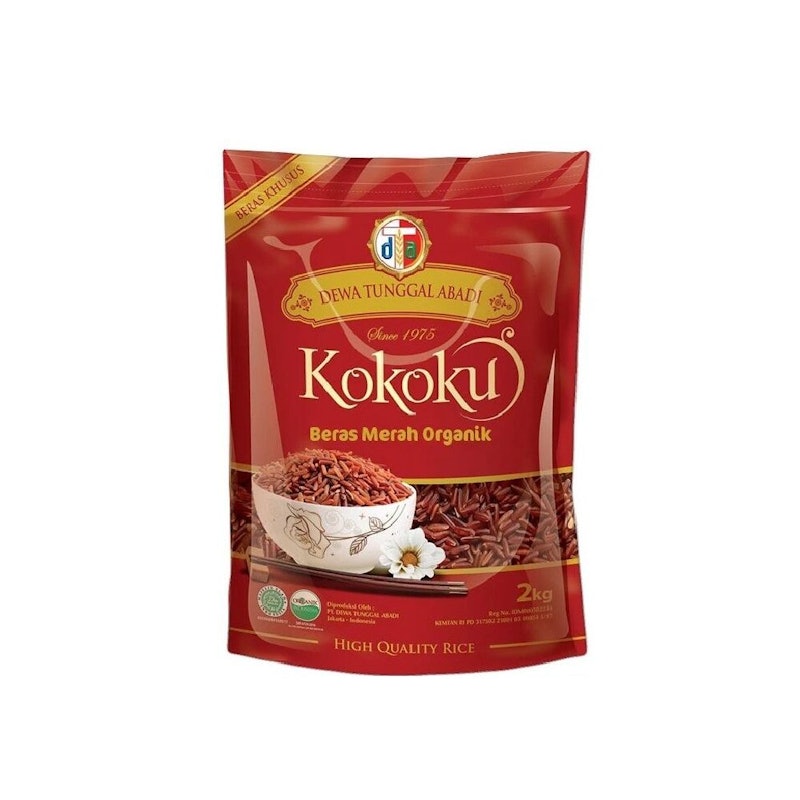Kokoku Beras Organik Merah 2 kg 1