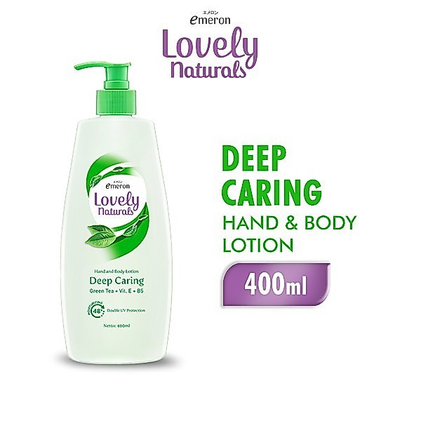 Lovely Naturals Hand & Body Lotion Deep Caring Green Tea 2