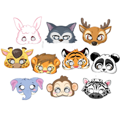 Birthday Party Mask Animal Jungle