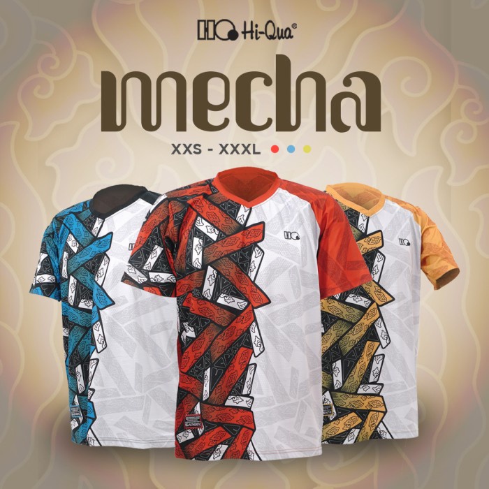 Hi-Qua Kaos Olahraga Badminton Bulu Tangkis Mecha