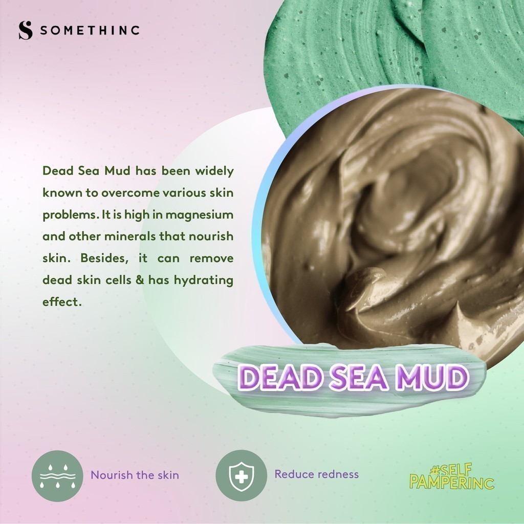 Royal Pesona Indonesia SOMETHINC Mugwortella Charcoal Deep Pore Cleansing 10 Minutes Wash Off Mask