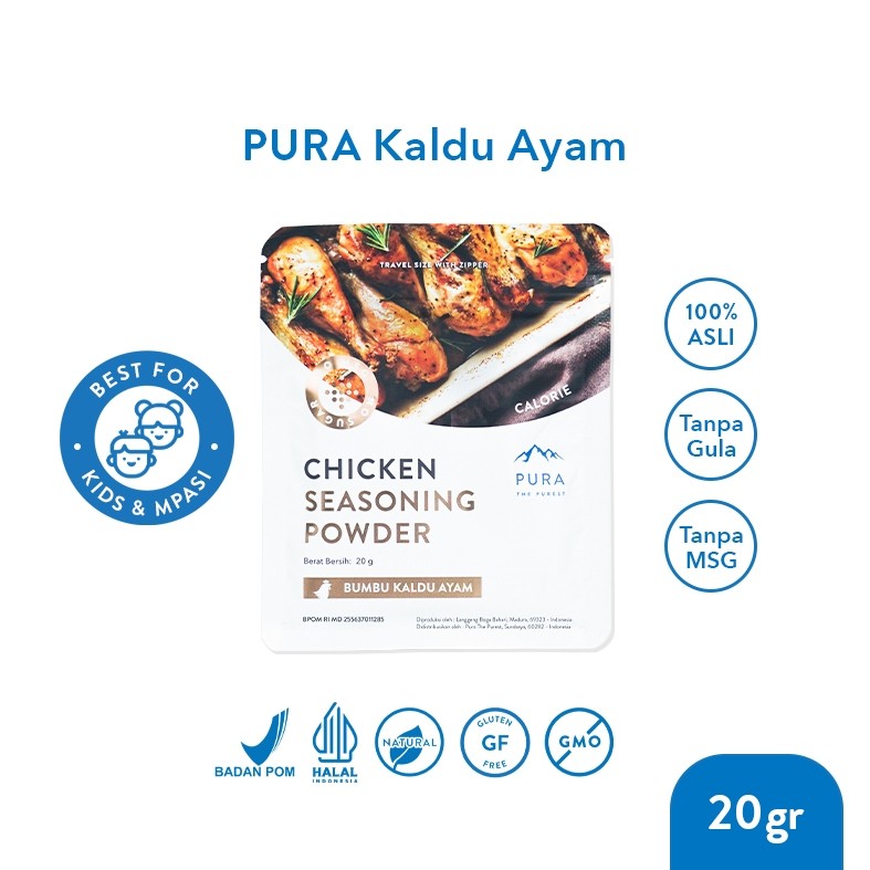 Pura Indonesia PURA The Purest Chicken Seasoning Powder 20 g