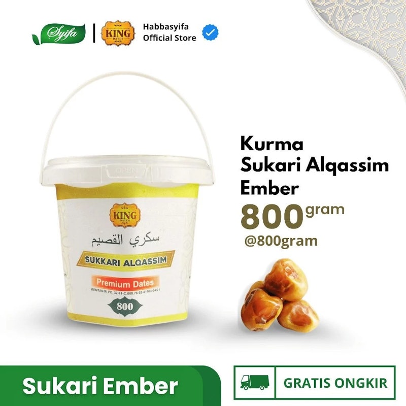 King Dates Sukkari Alqassim 800 gr 2