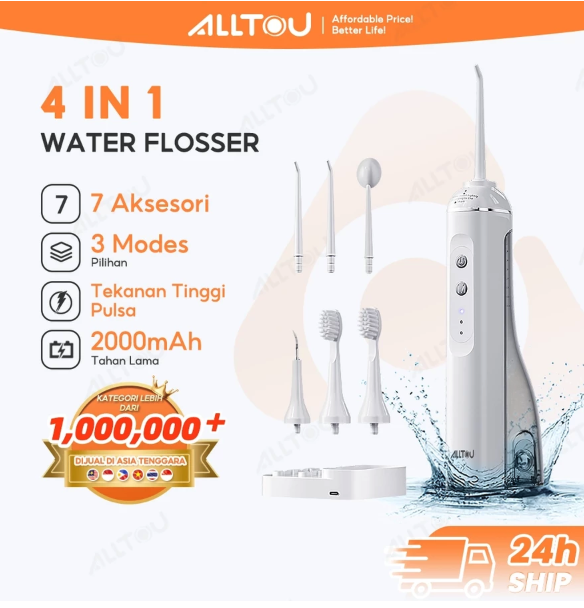 Shenzhen Technology Innovation ALLTOU 4 in 1 Sikat Gigi Elektrik