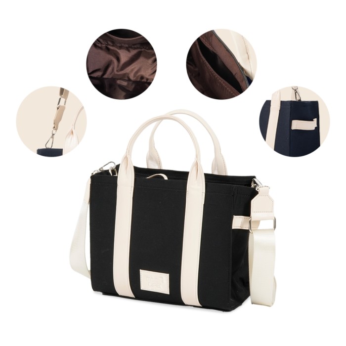 Moon Dae Moon Dae Tas Selempang Kanvas Naomi