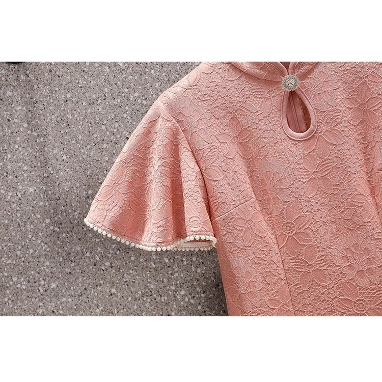  TianShun Cheongsam Dress Fishtail Hip 