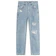 null KeyBoy Celana Jeans Pria Sobek Biru Muda 1