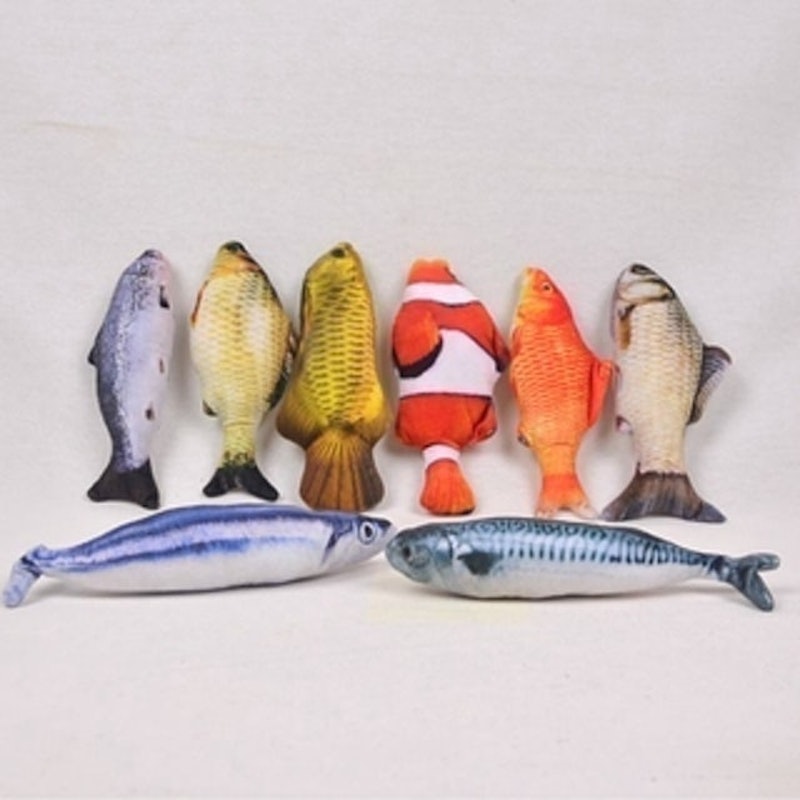 CATNIPKISS Mainan Kucing Doll Fish 1