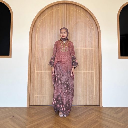 Lausboutique  Kaftan Jumputan Kecubung Volume 4