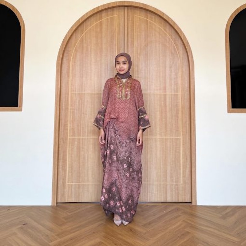 Kaftan Jumputan Kecubung Volume 4 2