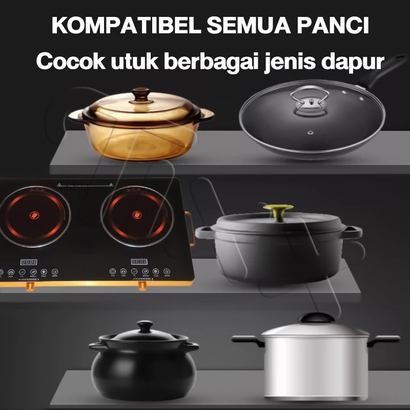 TIXX Kompor Listrik Low Watt 2 Tungku 2