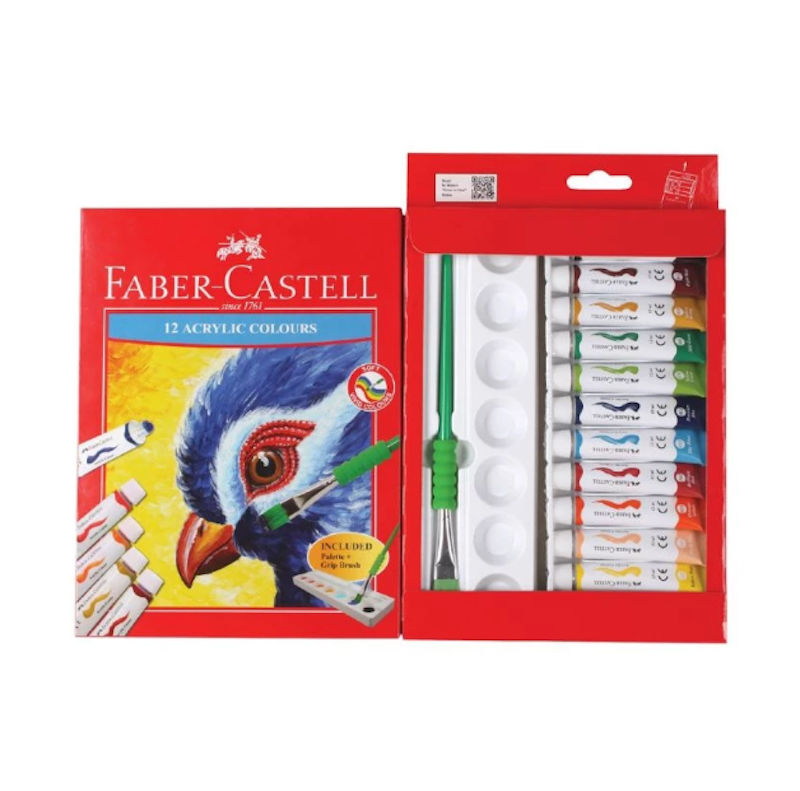 Faber-Castell Acrylic Colours Set-12 1