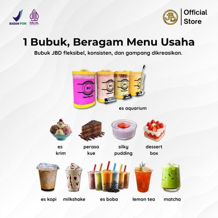 Sinar Kemenangan Bersama Jakarta Bubble Drink Thai Tea Powder 1 kg