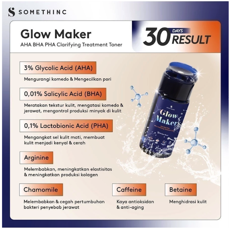 Glow Maker AHA BHA PHA Clarifying Treatment Toner 4