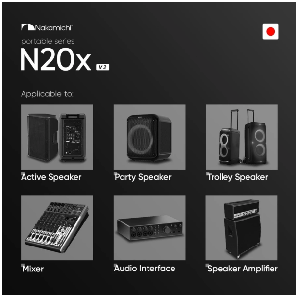 Berkah Audio Perkasa Jaya Nakamichi Microphone Wireless Portable New N Series N20x