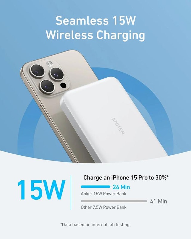 Anker MagGo Wireless Power Bank 10.000 mAh 2