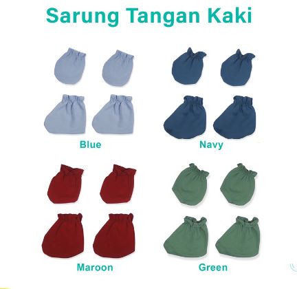 Walbie Set Sarung Tangan Kaki Bayi 5