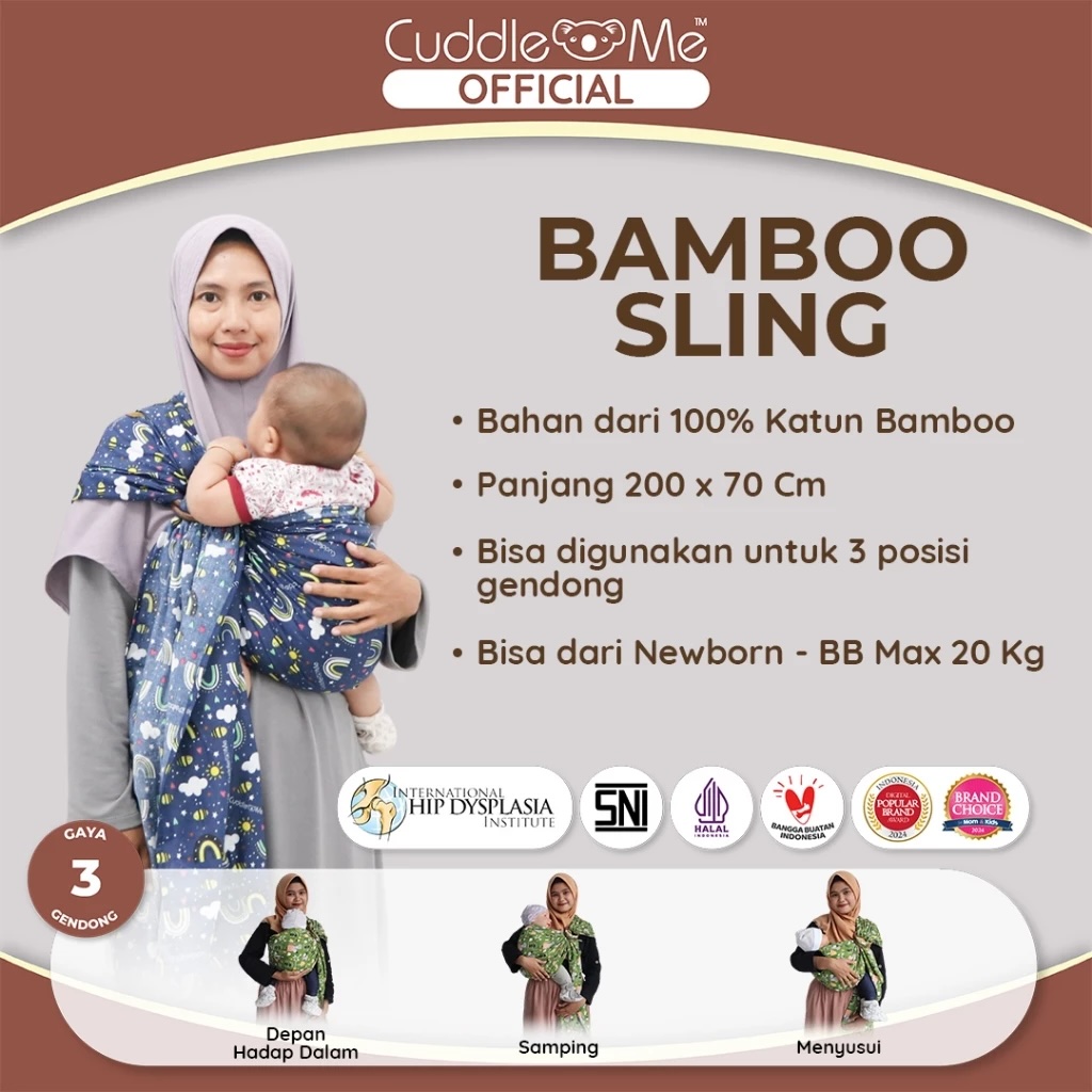 CuddleMe Indonesia CuddleMe Bamboo Sling