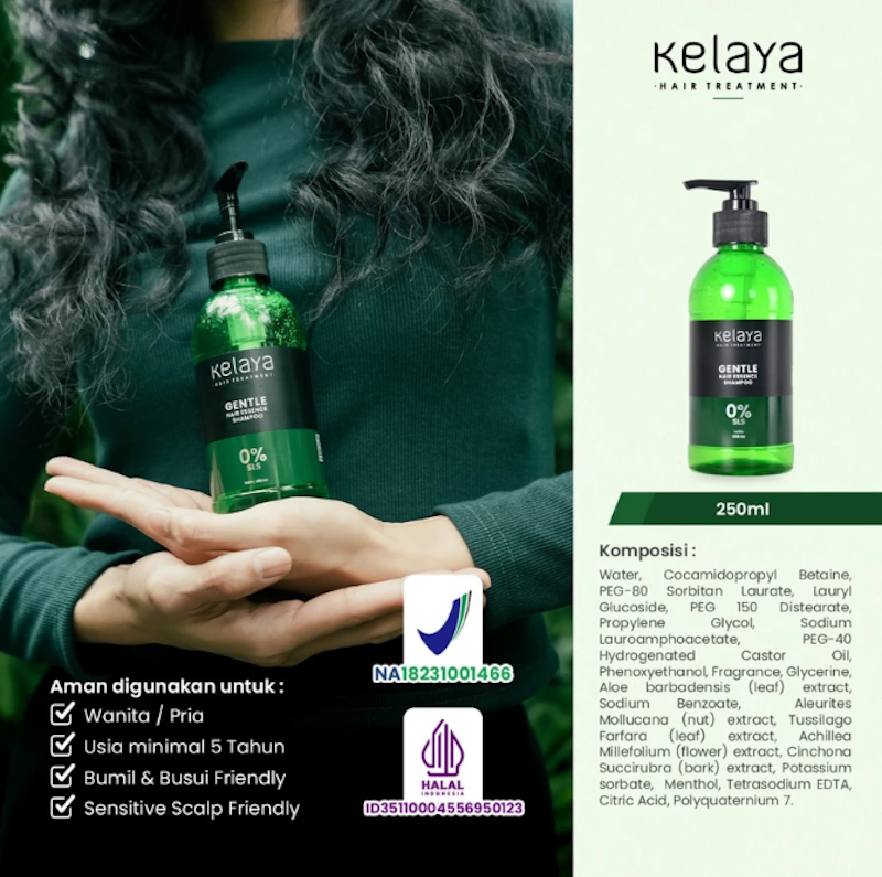 Kelaya Gentle Hair Essence Shampoo 4