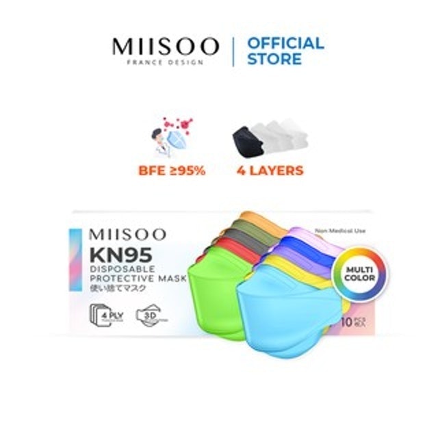 KN95 Disposable Protective Mask Multicolor 1