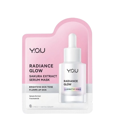 Y.O.U ｜ Radiance Glow Sakura Extract Serum Mask