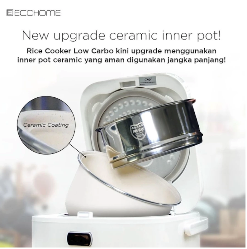 ECOHOME Low Carbo Rice Cooker ELS-888