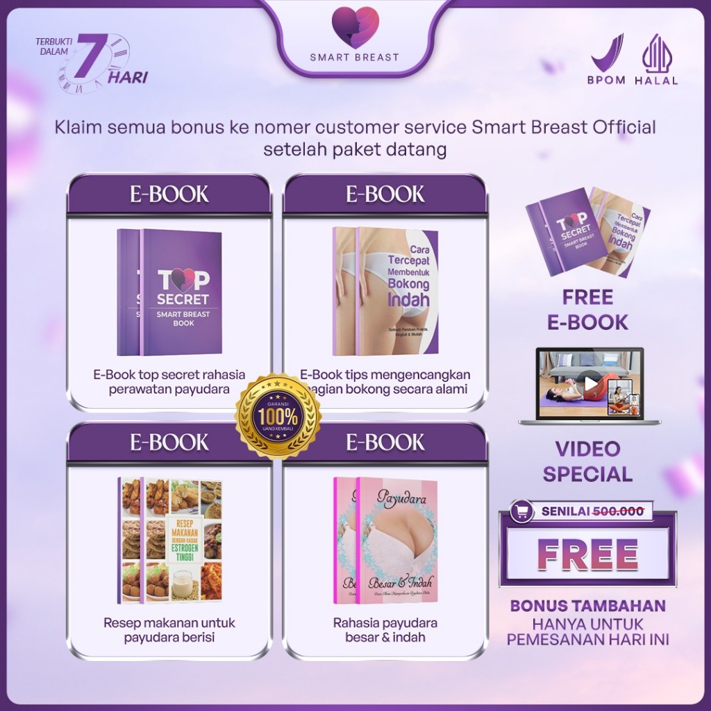  Smart Breast Alat Pembesar dan Pengencang Payudara