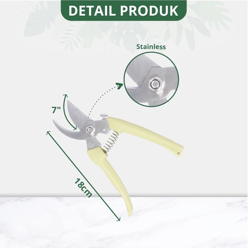 Infarm Stainless Steel Pruning Shears 3