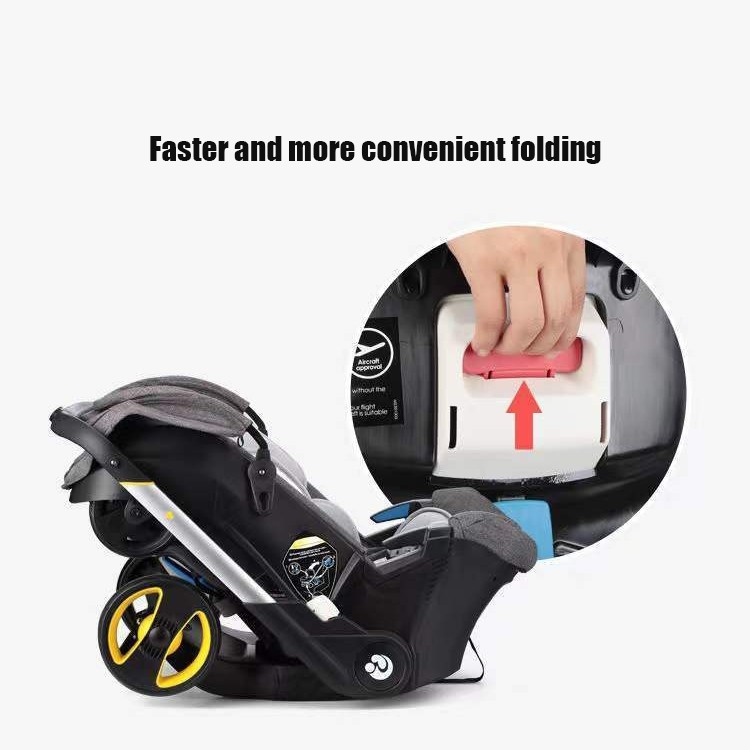 Mmflight Stroller Car Seat 4 in 1