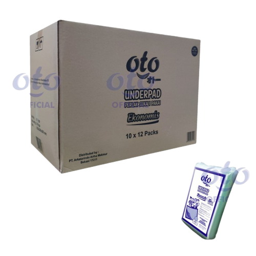 Underpad Perlak Sekali Pakai Ekonomis ｜ 10 x 12 Packs
