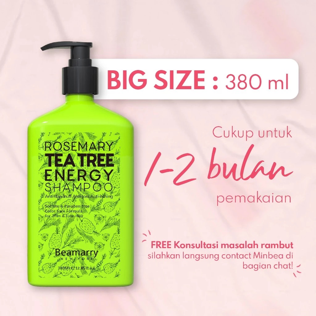 Guangzhou Beamarry Cosmetic Beamarry Rosemary Tea Tree Energy Shampoo
