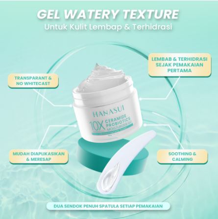Eka Jaya Internasional Hanasui Ceramide Probiotics Moisturizer Gel