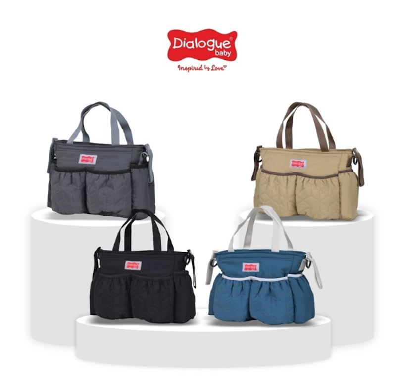 Dialogue Baby Diaper Bag 3 In 1 Ottimo Series 4