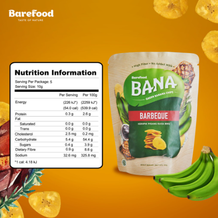 Barefood BANA Healthy Banana Chips